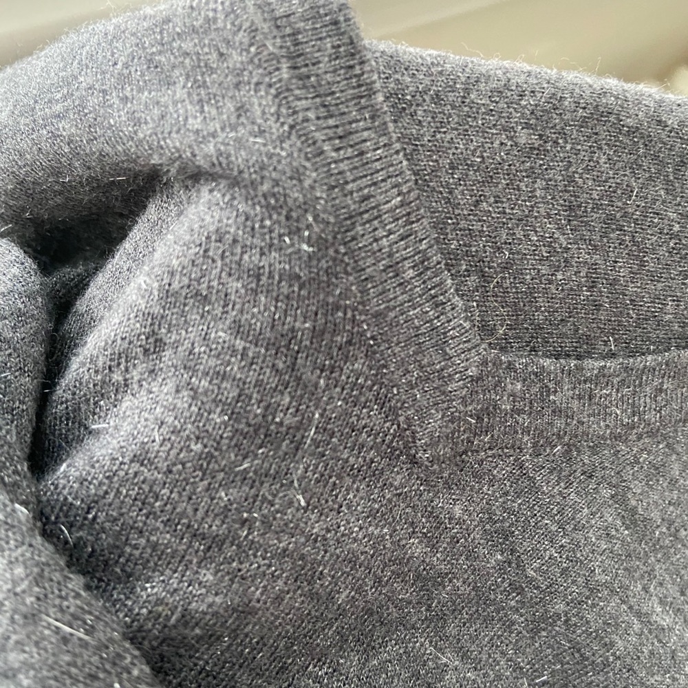 Banana Republic metallic v-neck sweater